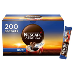 NESCAF? Original Decaf Instant Coffee Sachets - 200 x 1.8g Sticks