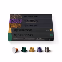 Nespresso Mixed Set - 50 Capsules - 10x Volluto, 10x Capriccio, 10x Livanto, 10x Roma, 10x Arpeggio