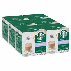 STARBUCKS White Mocha by NESCAF? Dolce Gusto, 72 Mocha Flavour with Espresso Roast Coffee Pods (6 packs), White Chocolate Not ...