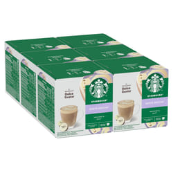 STARBUCKS White Mocha by NESCAF? Dolce Gusto, 72 Mocha Flavour with Espresso Roast Coffee Pods (6 packs), White Chocolate Notes