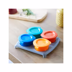 Tommee Tippee Explora Pop Up Freezer Pots & Tray (4-pack) (Colours may vary)