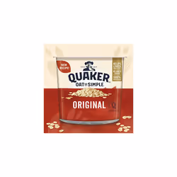 Quaker Oat So Simple Original Porridge Pots, 45 g (Pack of 16)