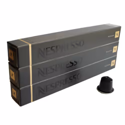 Nespresso Capsules Black Black - 30 x Ristretto - Original Nestle - Espresso Cafe - Assorte