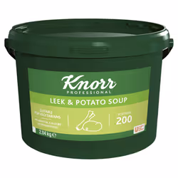 Knorr Professional Leek & Potato Soup Mix, 200 Portions (Makes 34 Litres)