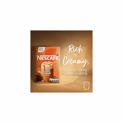 NESCAF? Sticky Toffee Pudding Latte 7 x 20g Sachets, 100% Responsibily Sourced Coffee (Pack of 6)