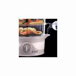 Russell Hobbs 21140 3-Tier Food Steamer, 800 W, 9 Litre, White