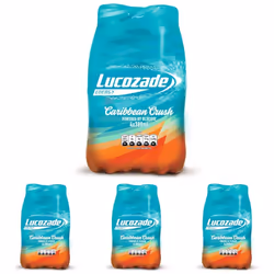 Lucozade Energy Caribbean Crush 4X380 ml (Pack of 4)