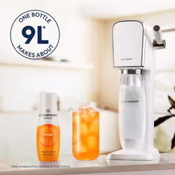 SodaStream Flavours Orange Mix, Fizzy Drink Maker Concentrate with Natural Fruit Flavouring, Aspartame Free SodaStream Syrup, Fizzy Orange Sparkling