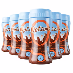 Options Orange Hot Chocolate Drink (Multipack of 6 x 220g Jars)