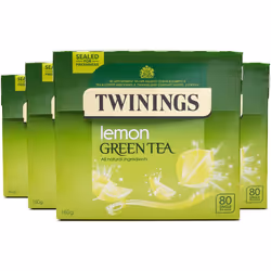 Twinings Green Tea with Lemon 320 Tea Bags (Multipack of 4 x 80 Bags)