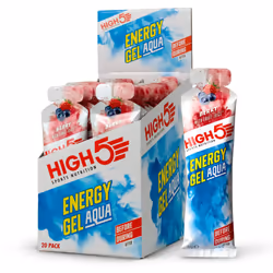 HIGH5 Energy Gel Aqua - Quick Release Sports Gels to Power Muscles for Top Performance - Natural Fruit Juice & No Caffeine -  ...