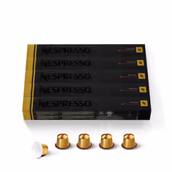 50 Nespresso Volluto Decaffeinato Coffee Capsules