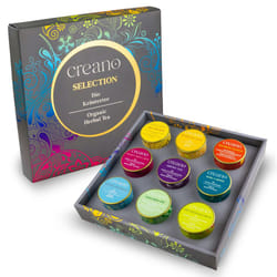 Creano Organic Herbal Tea Gift Set "Loose Tea" ? 9 Different Types of Tea in Metal Tins ? 122 g ? Vegan & Gluten Free ? Novelty 2024*