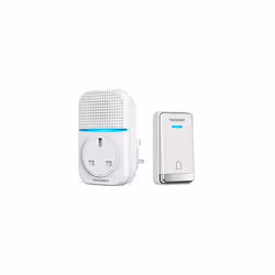 TECKNET Wireless Doorbell, Self-Powered Door Bell Wireless Cordless Plug in No Battery Required Waterproof Door Chime Kits at ...