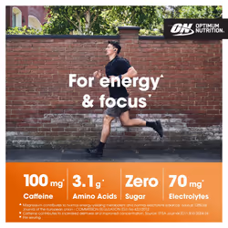 Optimum Nutrition Essential Amino Energy + Electrolytes, Ready To Drink Sugar Free EAA Energy Drink with Electrolytes and Caffeine, Workout Supplement