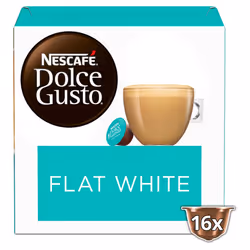 Nescafe Dolce Gusto Flat White Coffee Pods,16 Count (Pack of 3) & Nescafe Dolce Gusto Caf? Au Lait Decaffeinated Coffee Pods (Pack of 3, Total 48
