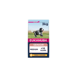Eukanuba Complete Dry Dog Food for Senior Medium Breeds with Fresh Chicken 3 kg