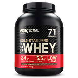 Optimum Nutrition Gold Standard Whey Muscle Building and Recovery Protein Powder With Naturally Occurring Glutamine and Amino Acids, Extreme Milk