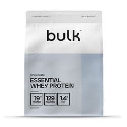 Bulk Essential Whey Protein Powder Shake, Chocolate, 1 kg, 28 Servings, Packaging May Vary