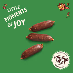 Lily's Kitchen Dog Meaty Treats Cracking Pork and Apple Sausages - Natural Dog Treats (8 x 70 g)