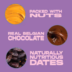 Vive Mocha Almond Protein Bars ? Vegan, High Fibre, Dairy-Free Snacks ? Pack of 12