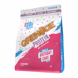 Grenade Whey Blend High Protein Powder, Low Sugar with 30g Protein per Serving, (50 Servings) - Birthday Cake, 2 kg (Pack of ...
