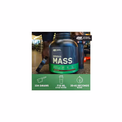 Optimum Nutrition Serious Mass Protein Powder High Calorie Weight Gainer with 25 Vitamins and Minerals, Creatine Monohydrate and Glutamine, Chocolate