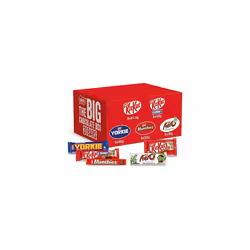 Nestle ? The Big Chocolate Box, 30 x Chocolate Bars ? KitKat, KitKat Chunky, Yorkie, Aero, Munchies ? Chocolate Sharing Gift, 1.3kg