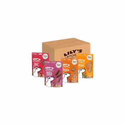 Lily's Kitchen Natural Dog Treats Multipack - Beef Mini Burgers, Duck and Venison Sausages, Chicken Bites & Chicken Jerky (8  ...