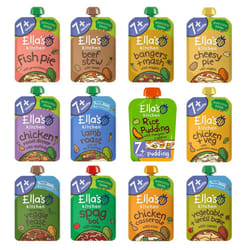 Ella's Kitchen Stage 2 Mixed Case Selection from 7 Month 11 x 130g + 1 x 80g
