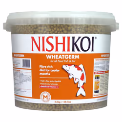 Nishikoi Wheatgerm Complete Food for Koi and Pond Fish - Medium Pellets - 2.5kg