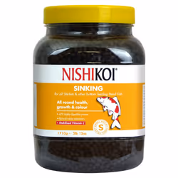 Nishikoi Sinking Food for Bottom Feeding Pond Fish - Small Pellets - 1710g