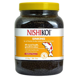 Nishikoi Sinking Food for Bottom Feeding Pond Fish - Small Pellets - 1710g