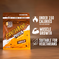 Grenade Whey Blend High Protein Powder, Low Sugar with 30g Protein per Serving, (12 Servings) - Fudged Up, 480 g (Pack of 1)