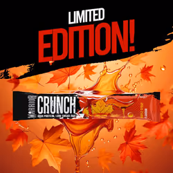 Warrior Crunch - High Protein Bars - 20g Protein Each Bar - Low Carb, Low Sugar Snack - 12 Pack x 64g (Maple Syrup)