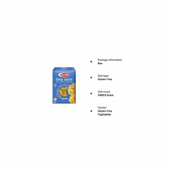 Barilla Pasta Gluten Free Tagliatelle, Pack of 8 x 300g