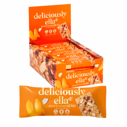 Deliciously Ella - Apricot & Coconut Oat Bar, Gluten-Free, Vegan Friendly, Healthy Snack, 50g (16 bars)