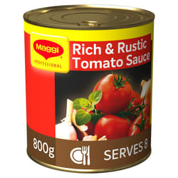 Maggi Rich & Rustic Tomato Sauce Pack of 12 x 800g