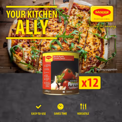 Maggi Rich & Rustic Tomato Sauce Pack of 12 x 800g