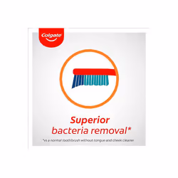Colgate Extra Clean Medium Toothbrush (Assorted) with a Cleaning Tip that Reaches and Cleans Back Teeth, (Pack of 3)