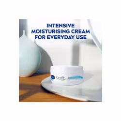 NIVEA Soft Moisturising Cream (500ml) A Moisturising Cream Face Body  Hands Vitamin E  Jojoba Oil Hand Cream Moisturises Deeply All-Purpose Day Cream