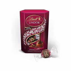 Lindt Lindor Milk Chocolate Truffles Double Chocolate, 200g