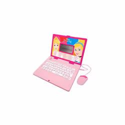 LEXIBOOK JC598DPi1 Disney Princesses Educational and Bilingual Laptop French/English with 124 Activities: Mathematics, Dactyl ...
