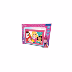 LEXIBOOK JC598DPi1 Disney Princesses Educational and Bilingual Laptop French/English with 124 Activities: Mathematics, Dactylography, Logic, Clock