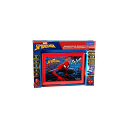 LEXIBOOK Disney Marvel Spider-Man - Educational and Bilingual Laptop French/English - Toy for Child Kid (Boys and Girls) 124 Activities, Learn Play