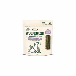 Lily's Kitchen Woofbrush Gut Health Dental Chew - Natural Dental Sticks for Small Dogs (5 Packs of 7 Chews)