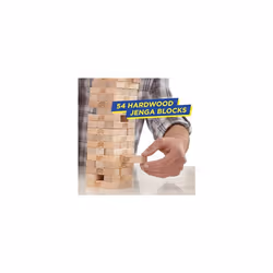Hasbro Gaming Jenga Classic, Children's game that promotes reaction speed from 6 years