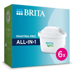 Brita Maxtra Pro All-In-1 Water Filter Cartridge Original Brita Refill Reducing Impurities for Tap Water with Better Taste Pack of 2