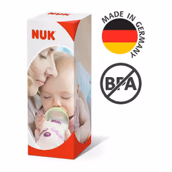 NUK Kiddy Cup Toddler Cup | 12+ Months | 300 ml | Leak-Proof Toughened Spout | Clip & Protective Cap | BPA-Free | Pink