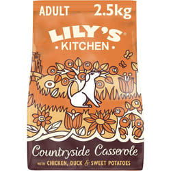 Lily's Kitchen Natural Adult Dry Dog Food Chicken & Duck Grain-Free Recipe 2.5kg
